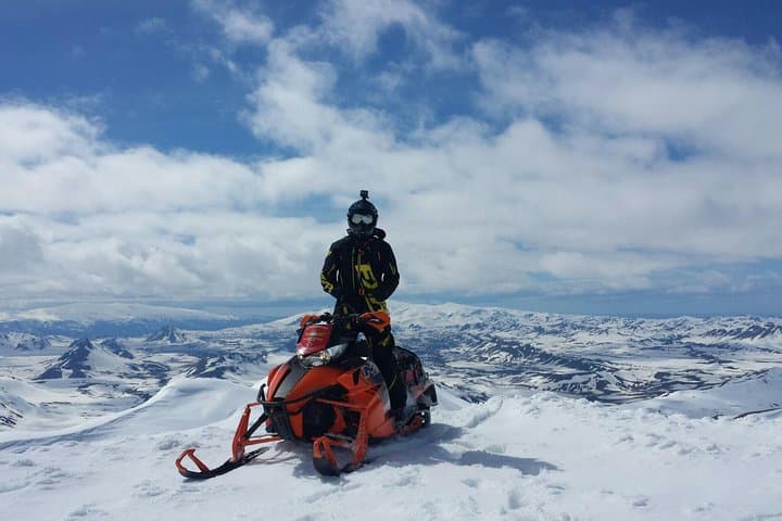 Highland Snowmobiling Tour in Southern Iceland 3