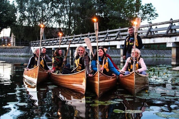 Night Canoe City Tour in Klaipeda 5