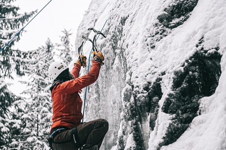 Ice climbing in Sälen