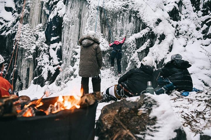 Ice climbing in Sälen 2