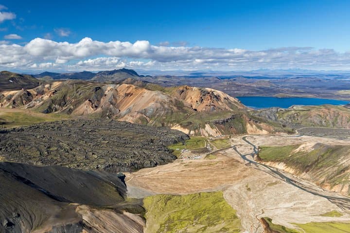 Airplane sightseeing flight over Landmannalaugar and the highland 3
