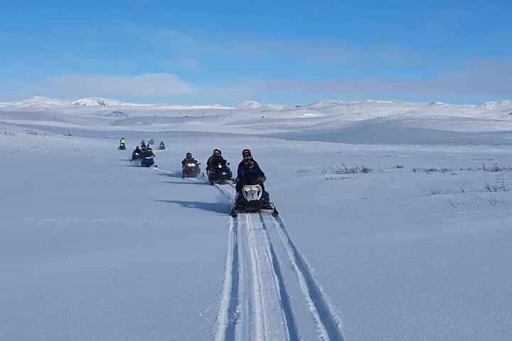 Snowmobile Tour by Lake Mývatn 5