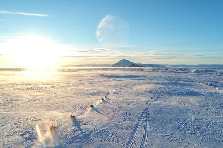 Snowmobile Tour by Lake Mývatn 4