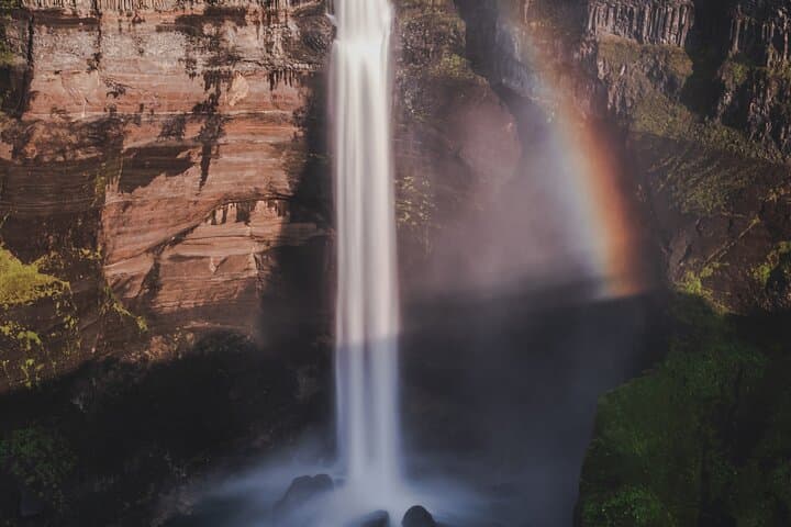 Private tour of Háifoss, Gjáin, and Sigöldugljúfur, highlands. 2