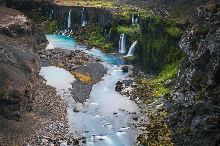 Private tour of Háifoss, Gjáin, and Sigöldugljúfur, highlands. 4