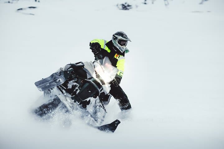 Fast-Paced Glacier Snowmobile Adventure from Gullfoss 5