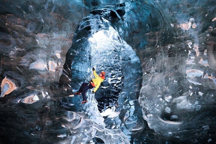 Winter Ice Cave + Climbing Private Photoshoot - 20 Shot Package