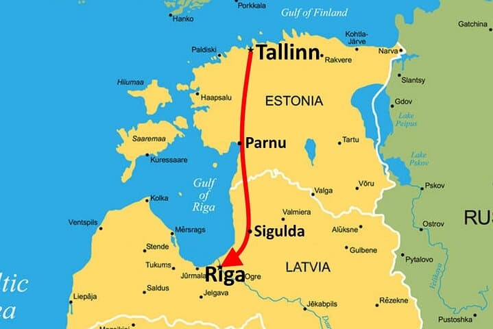 Tallinn to Riga - Sightseeing transfer 4