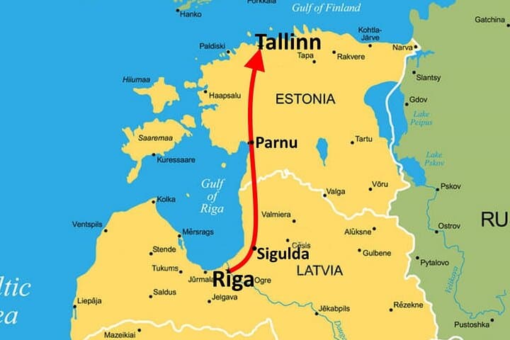 Riga to Tallinn - Sightseeing transfer 3