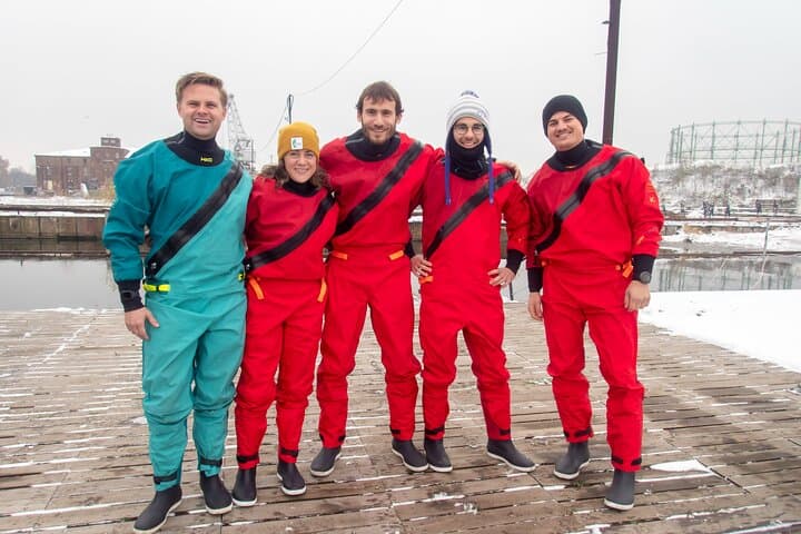 Guided Winter Kayak Tour in Gdańsk & Hot Chocolate Treat 2