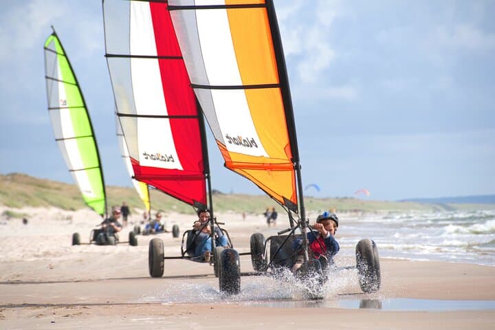 Wild Beach single handed Blokart Safari 3