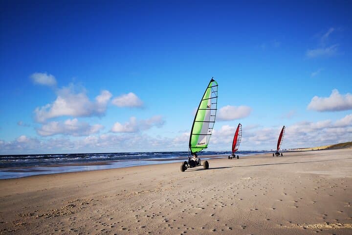 Wild Beach single handed Blokart Safari 5