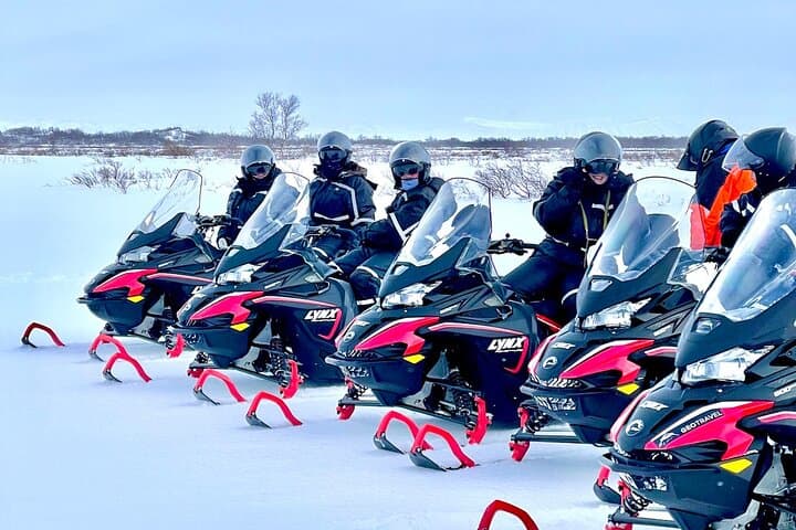 Snowmobile Tour by Lake Mývatn 2