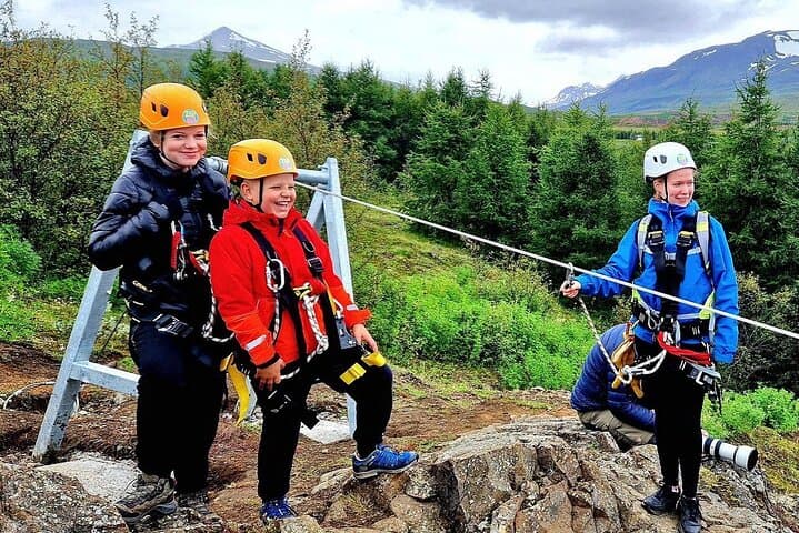 Zipline Adventure Through Glerárgil River Canyon in Akureyri Town 5