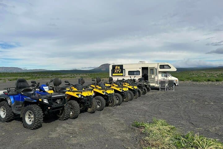 1 hrs ATV quad trip down with glacier river Northeast of Iceland 2