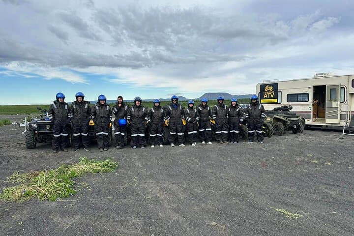 1 hrs ATV quad trip down with glacier river Northeast of Iceland 4