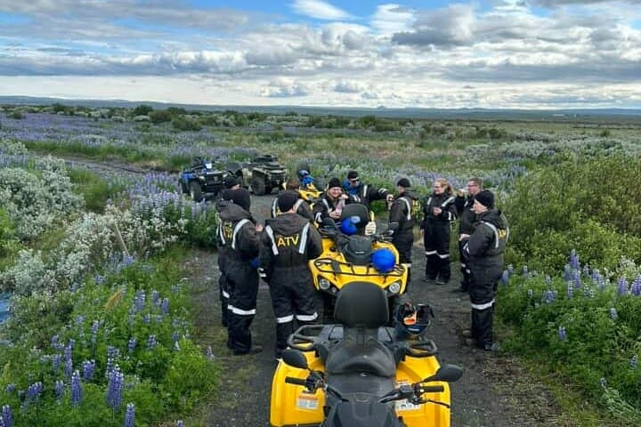 1 hrs ATV quad trip down with glacier river Northeast of Iceland 5