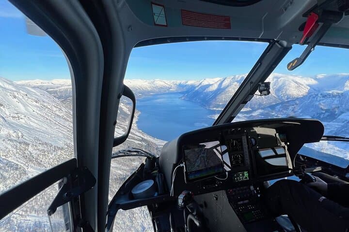 Helicopter Over Trolltunga and Waterfall Sightseeing from Bergen
