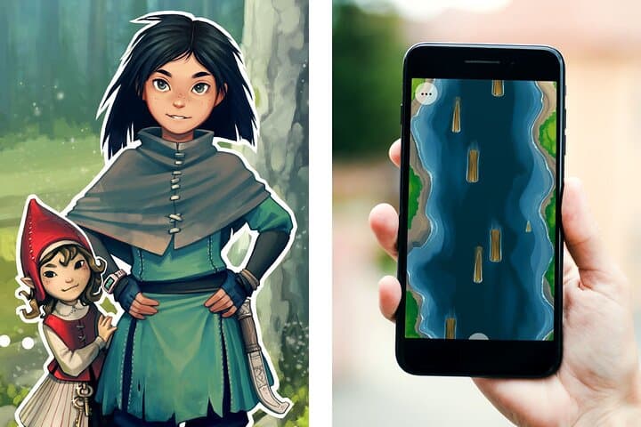 Eila's Time Travels: A Lycksele Family Walking Tour Game