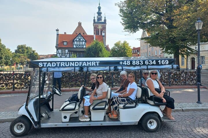 Gdansk: Private City Sightseeing Tour by Buggy/Cart LIVE GUIDED 4