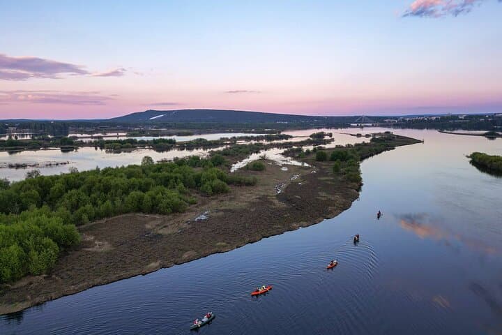Canoe Tour under the Midnight Sun & Sunset from Rovaniemi 2