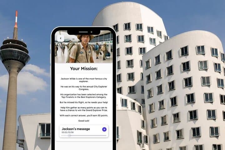 Düsseldorf Exploration Game City Tour on your Phone 3