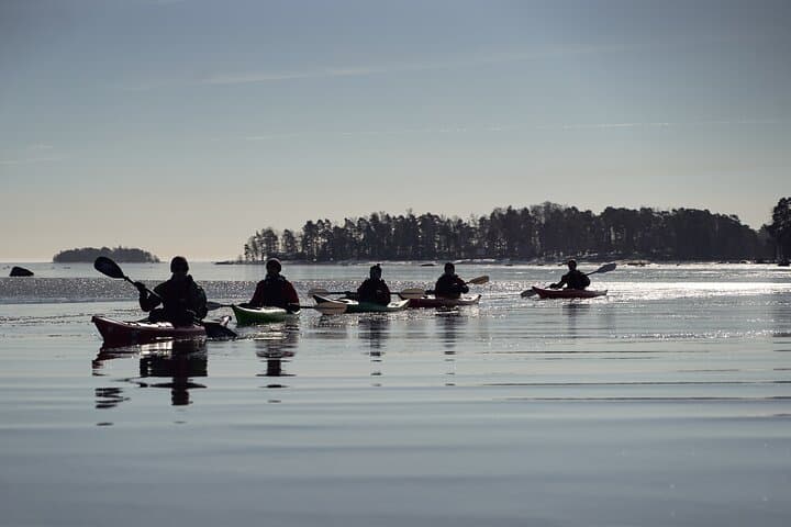 Winter kayaking in Eastern Helsinki archipelago 3