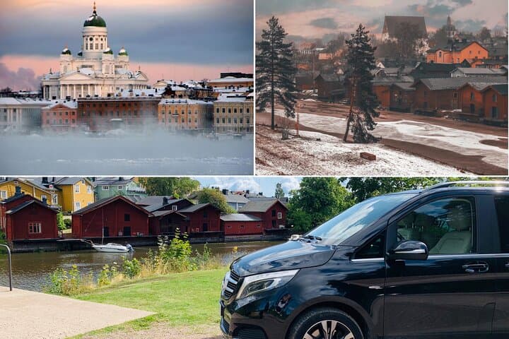 Helsinki and Porvoo Private Tour by Luxury Car with Guide