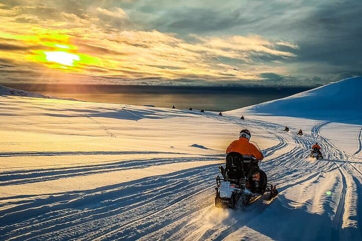Highland Snowmobiling Tour in Southern Iceland