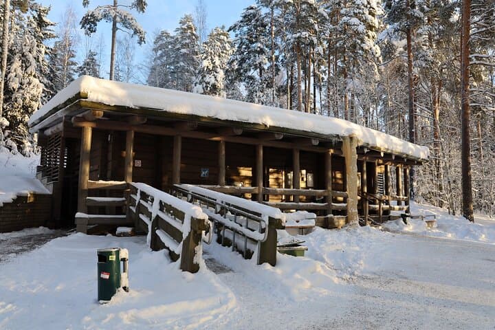 Traditional Smoke Sauna Experience and National Park Visit