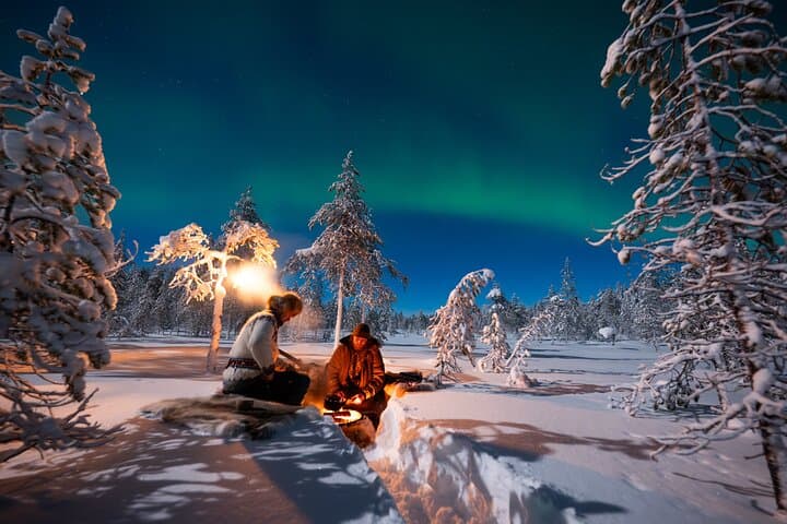 Northern Lights Hunting Expedition in Ranua, Lapland 2