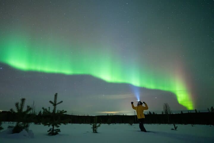 Northern Lights Hunting Photography Tour in Rovaniemi Finland