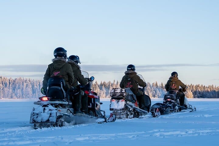 Ranua Snowmobile Safari Adventure on Winter Lake 1 hour 2