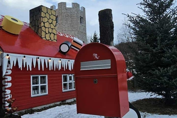 Winter Combo Godafoss Christmas House and The Forest Lagoon 5