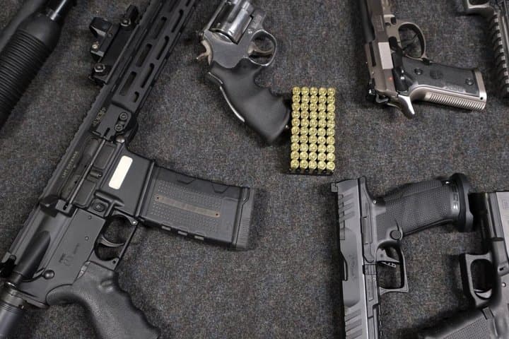 Riga Shooting Range - Beretta 92 FS, AR - 15 & Winchester 4