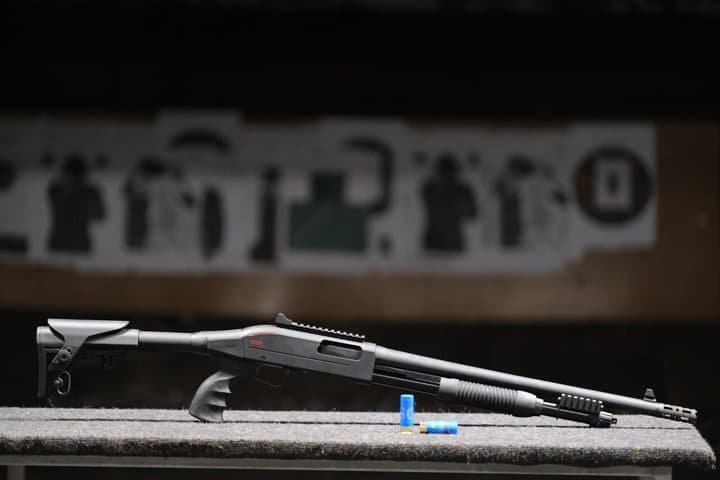 Riga Shooting Range - Beretta 92 FS, AR - 15 & Winchester 5