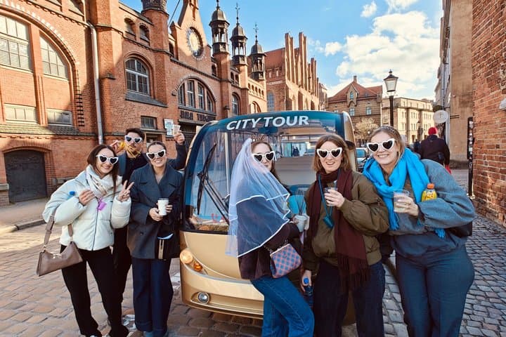 Gdansk: City Tour Sightseeing LIVE/AUDIO by Golf Cart Local Guide 3