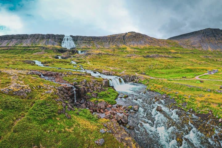 Dynjandi Waterfall in a Supertruck 2