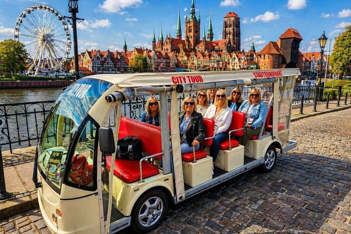 Gdansk: Private City Sightseeing Tour by Buggy/Cart LIVE GUIDED 2